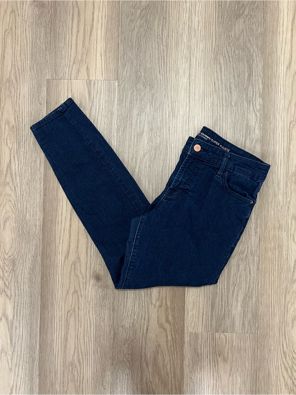Old Navy Super Skinny Dark Wash Jeans Women’s 6 Short Mid Rise
